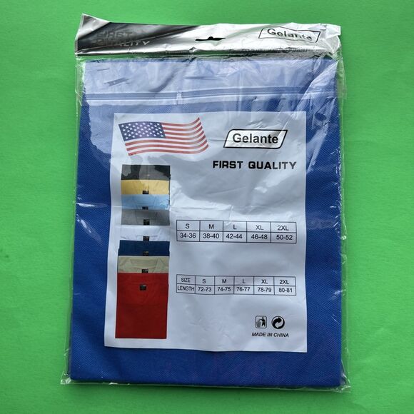 Gelante First Quality Polo Golf Shirt Size Medium New in Package-Blue - Picture 2 of 2